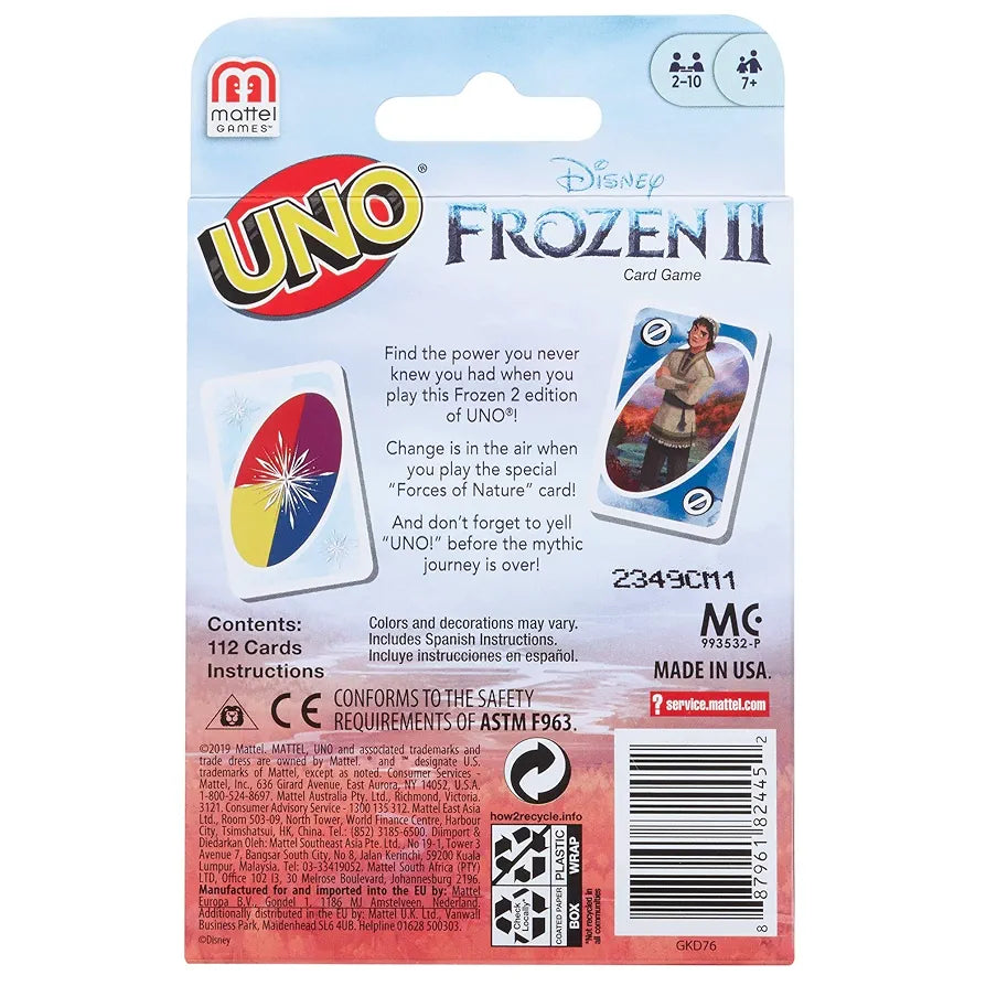 UNO Frozen 2 Card Game