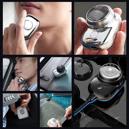 Mini Electric Shaver, Mini Electric Razor Shavers For Men, Rechargeable Shaver Easy One-Button Use