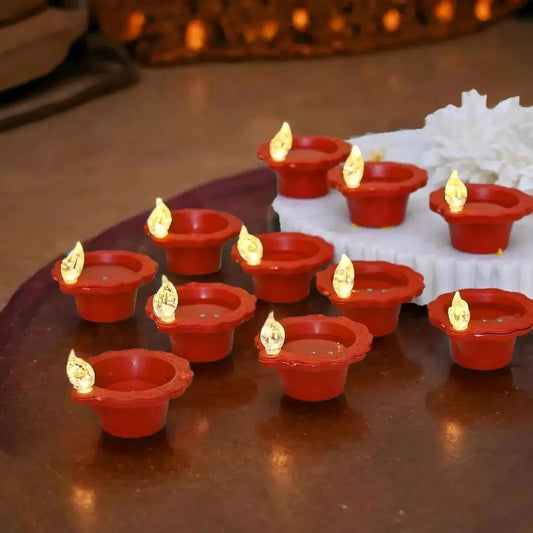 LED Light Water Sensor Diyas Plastic with, Ambient Lights, (Pack of 12/24/36)