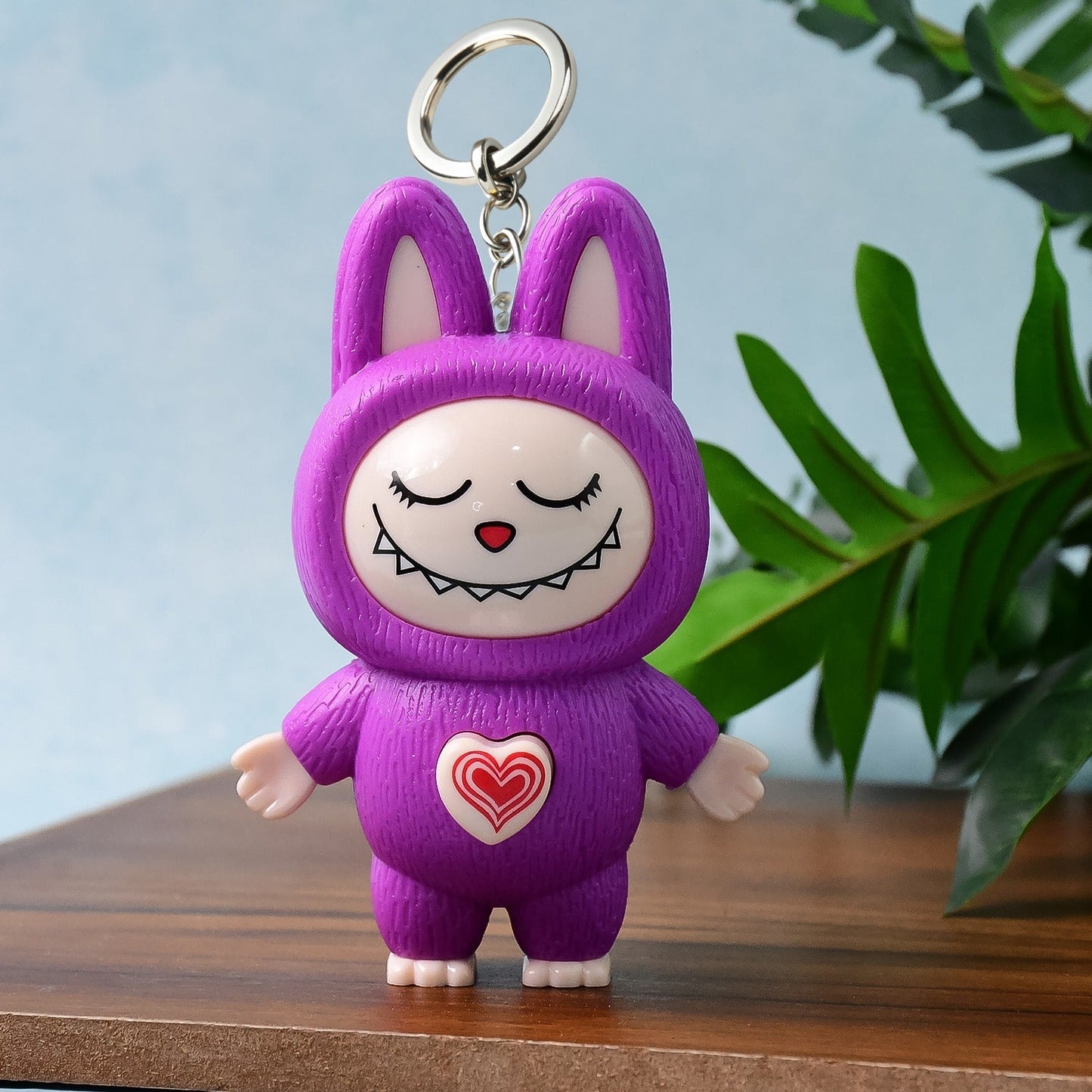 Labubu Face Changing Keychain Doll Figure Toy 3 Faces