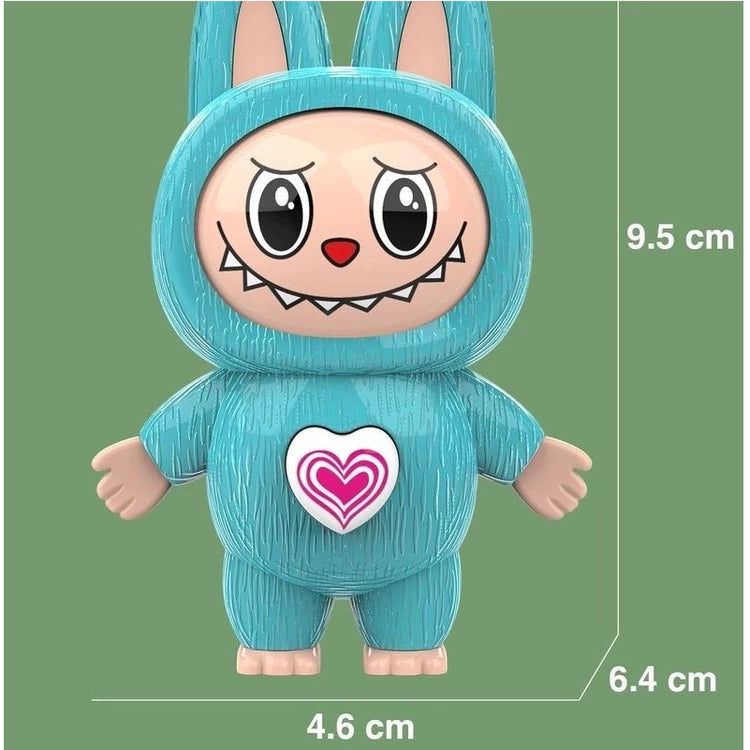 Labubu Face Changing Keychain Doll Figure Toy 3 Faces